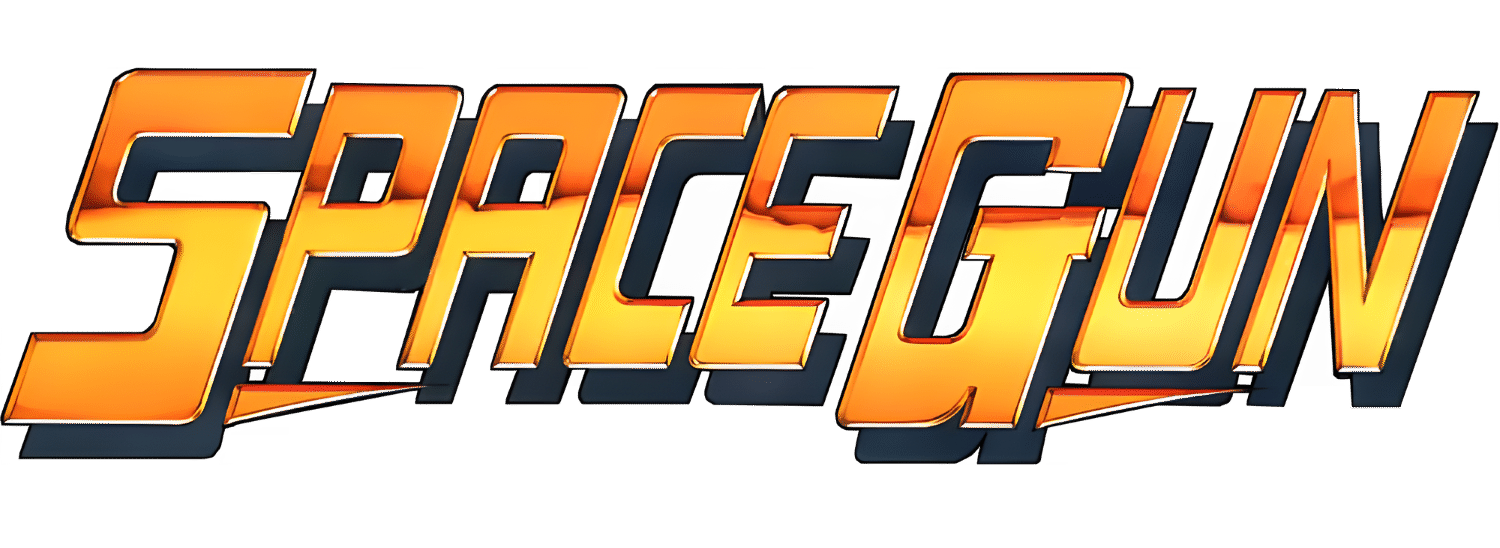 Space Gun logo for Atari ST